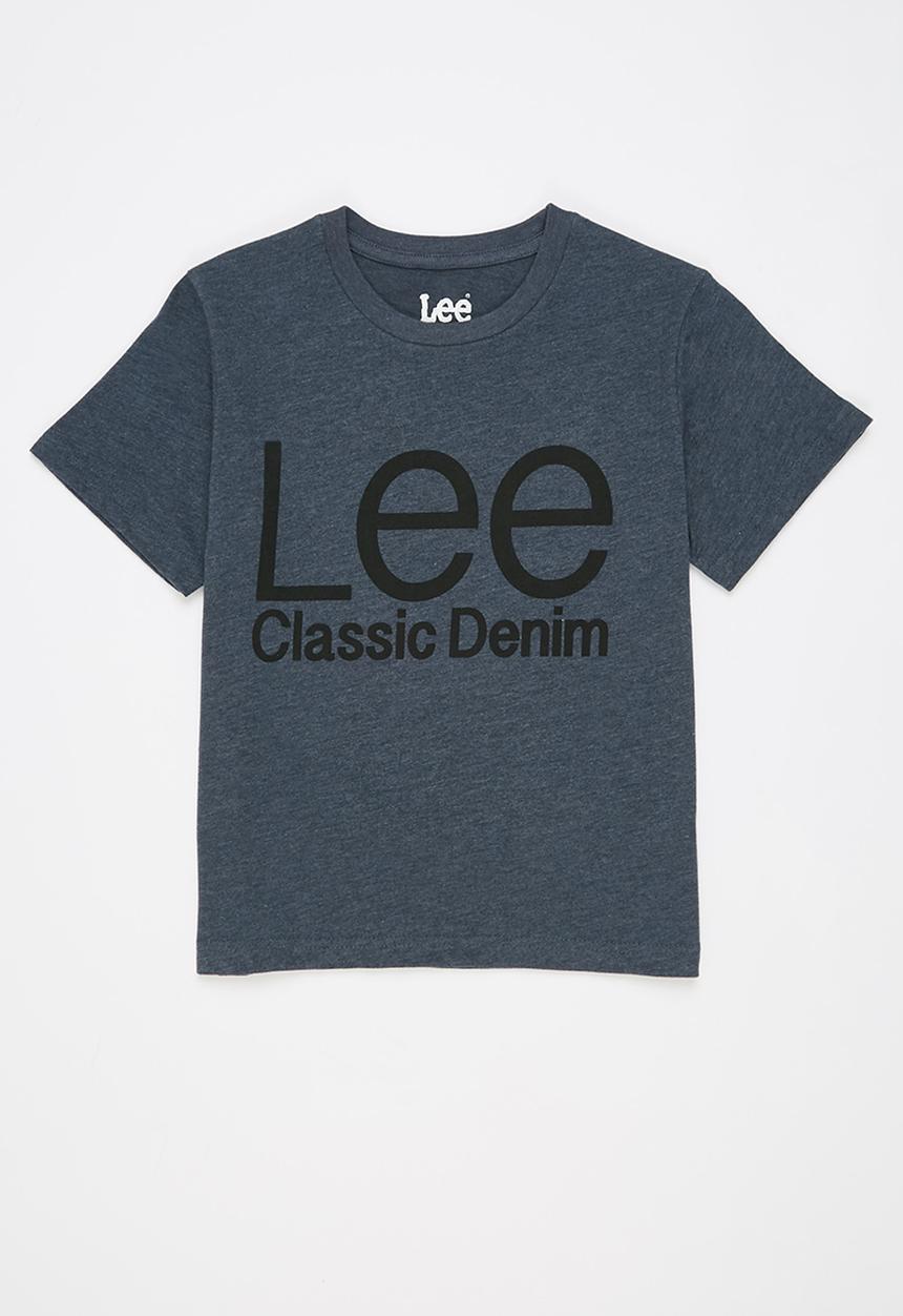 Lee  - Boys lee denim tee - navy