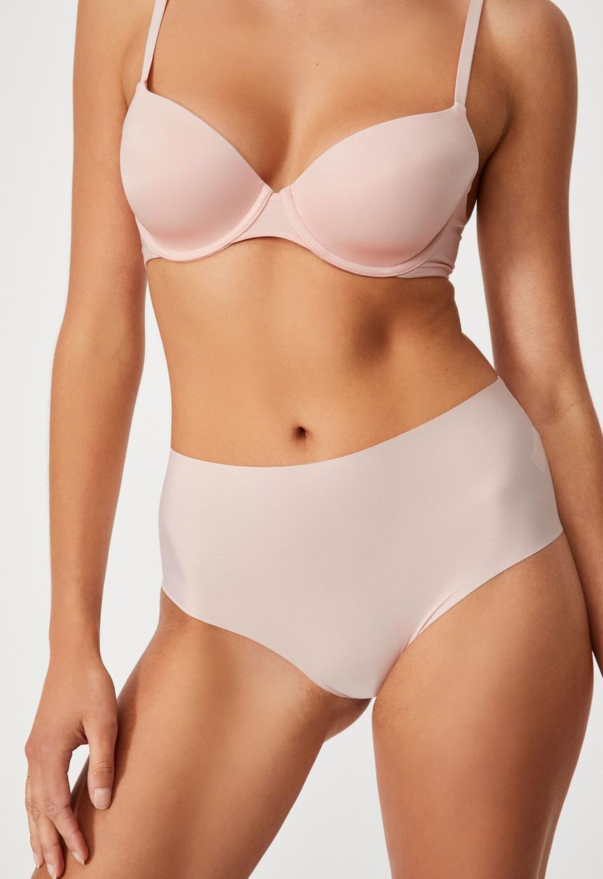 Cotton On - The invisible high cut bikini brief - marshmellow pink