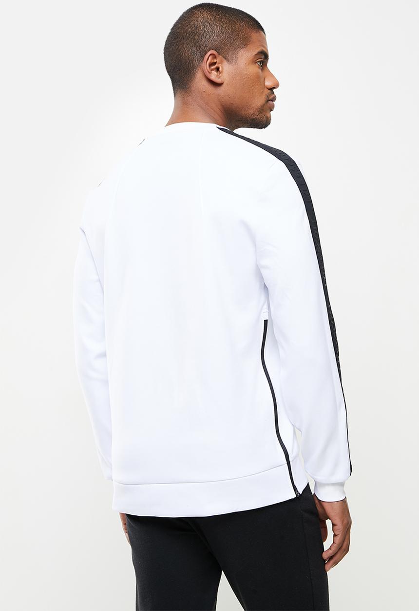 Lyle & Scott - Sleeve tape crew - white