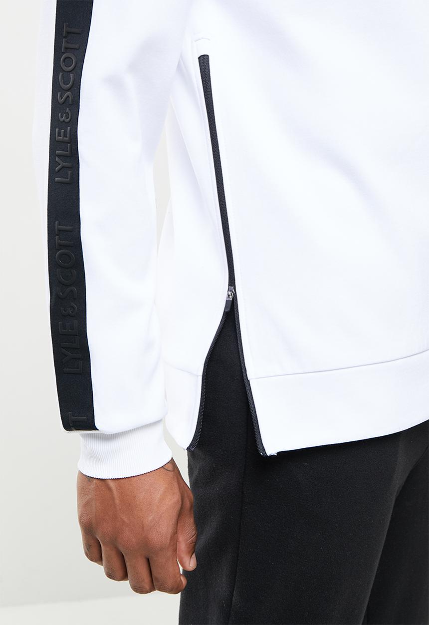 Lyle & Scott - Sleeve tape crew - white