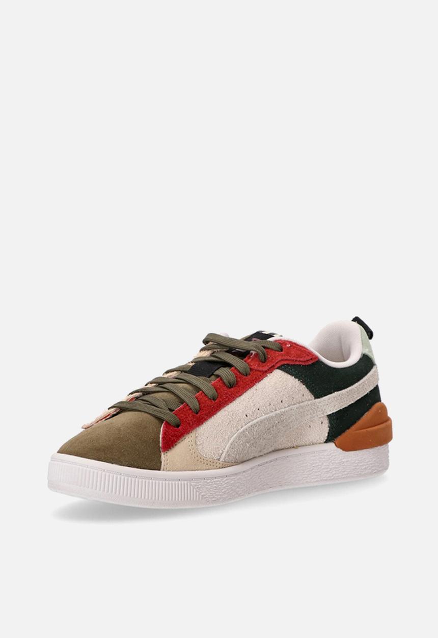 PUMA - Suede bloc wtformstripe - suede bloc wtformstripe - 38118402 - grape leaf-puma white