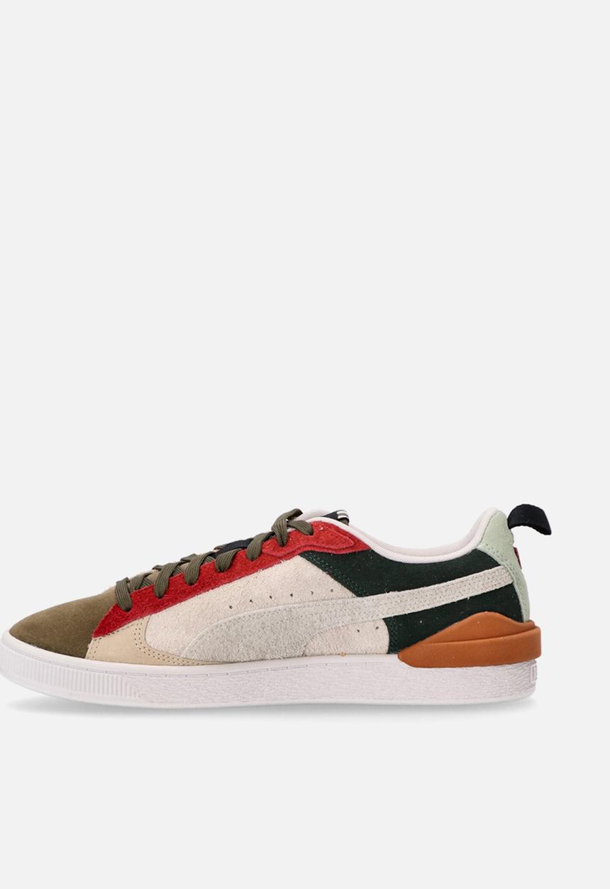 PUMA - Suede bloc wtformstripe - suede bloc wtformstripe - 38118402 - grape leaf-puma white