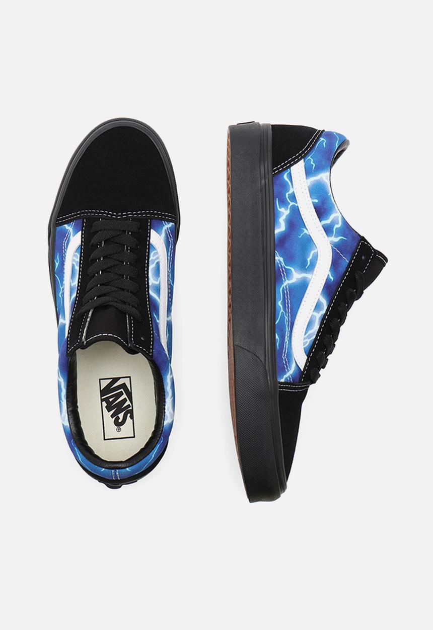 Vans - Old Skool - (lightning) black/blue