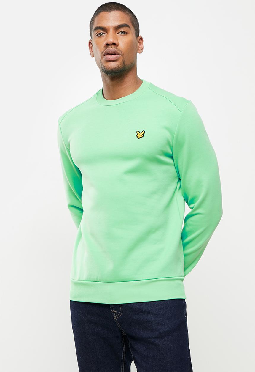 Lyle & Scott - Crew neck fly fleece - light green