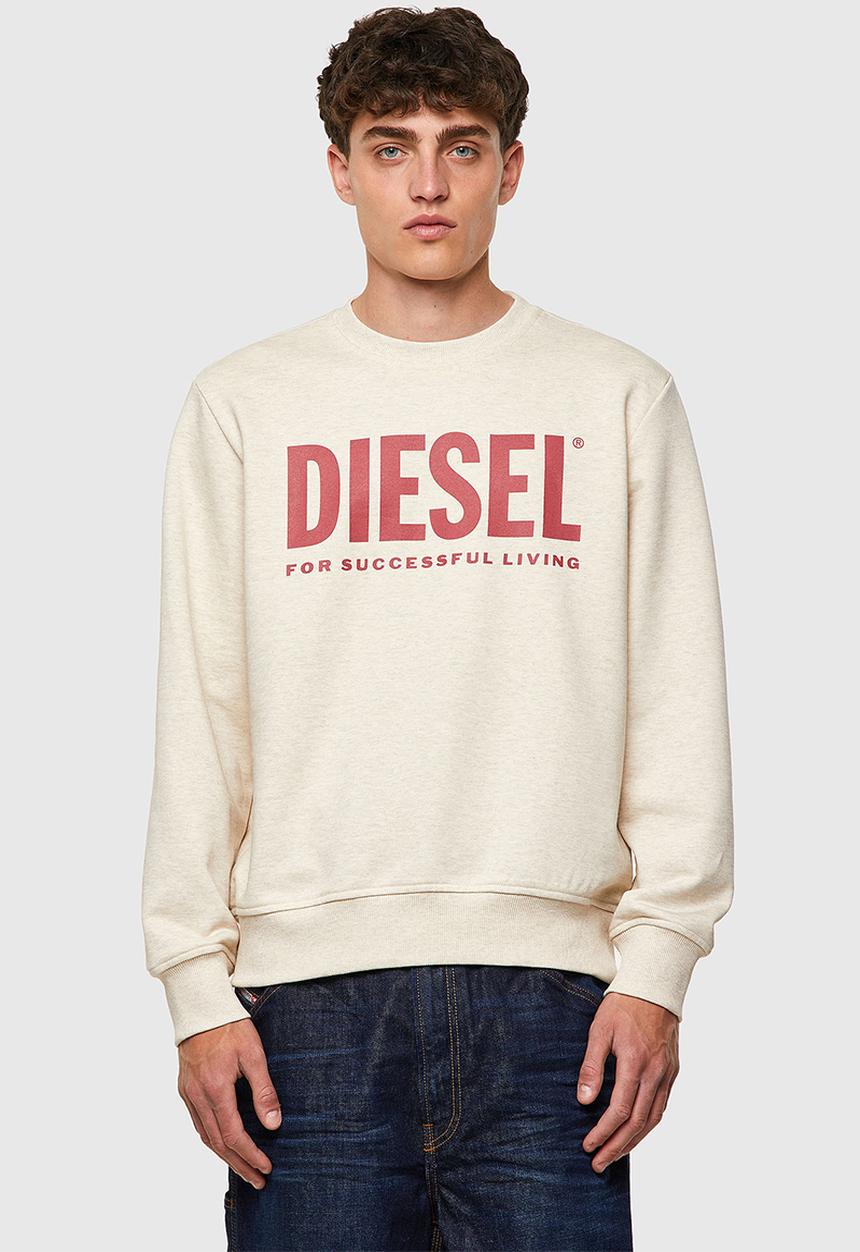 Diesel  - S-girk-ecologo sweater - off white
