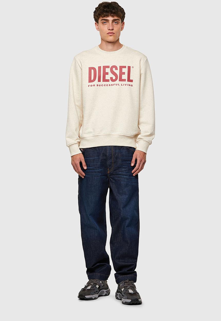 Diesel  - S-girk-ecologo sweater - off white