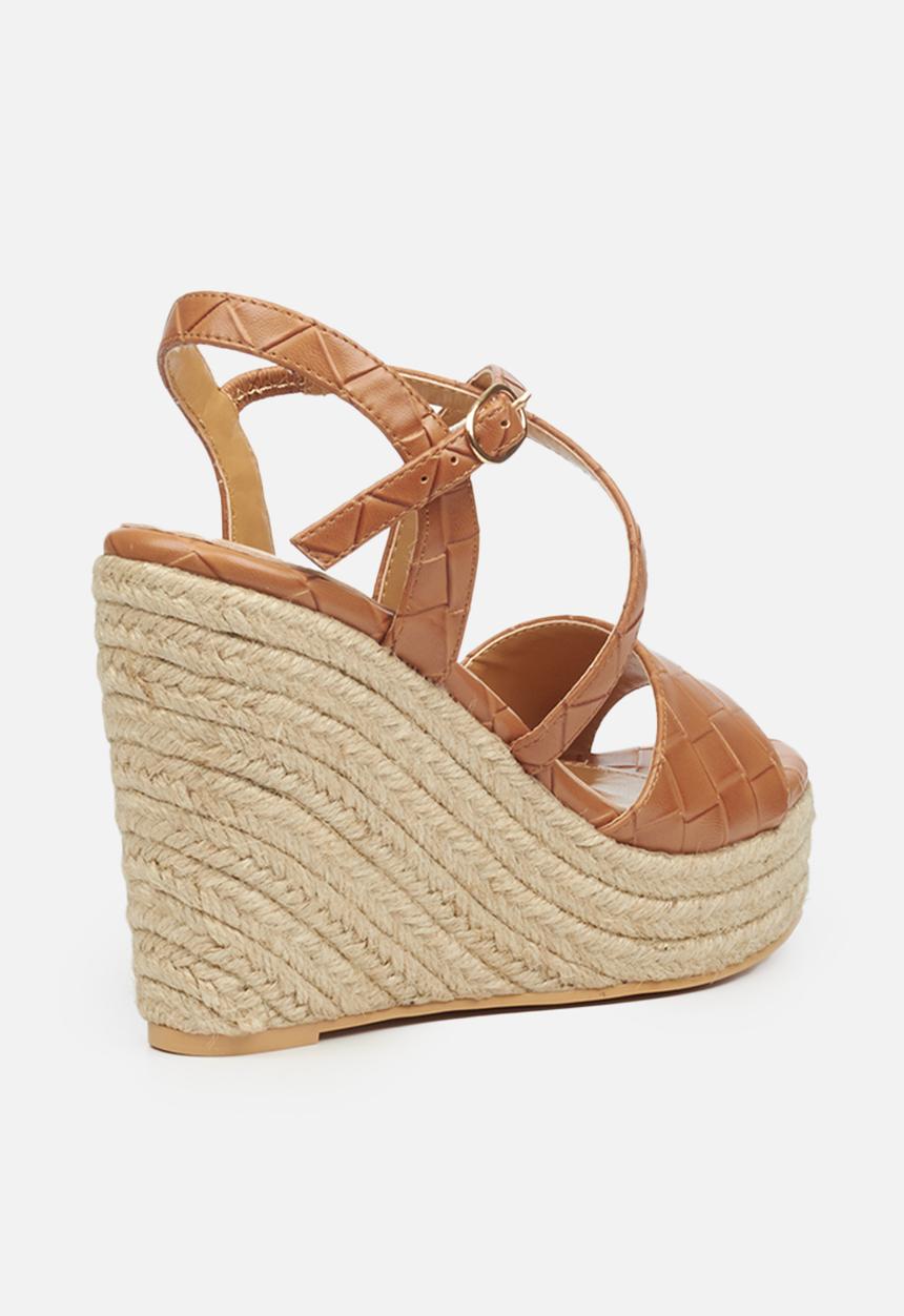 Butterfly Feet - Tiana 1 espadrille wedge - tan