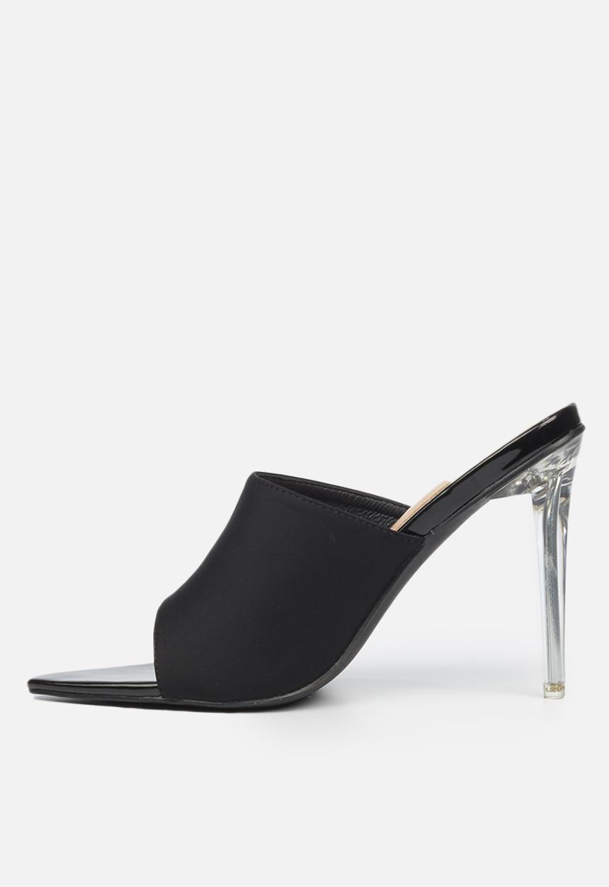 Miss Black - Candy1 mule heel - black