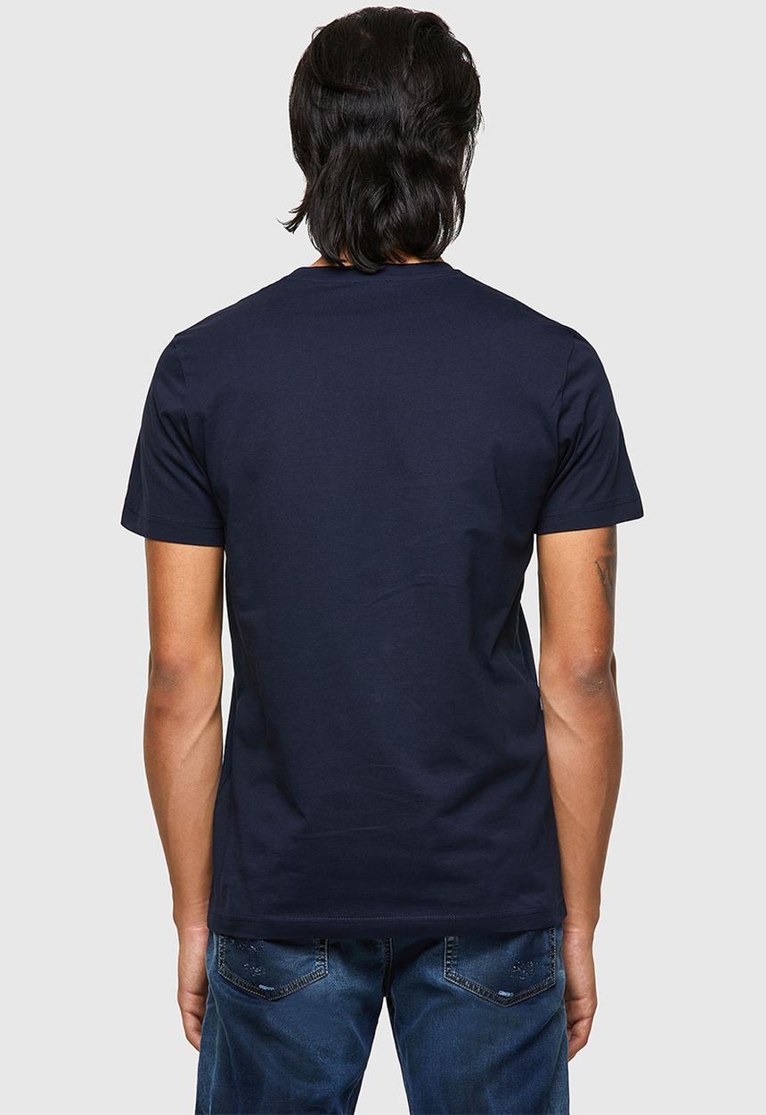 Diesel  - T-diegos-ecosmallogo tee - navy 