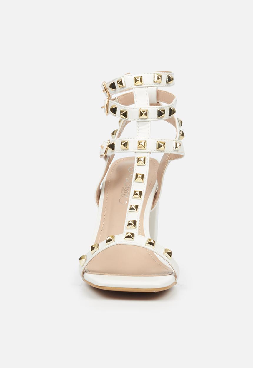 Miss Black - Cersei1 heel - white