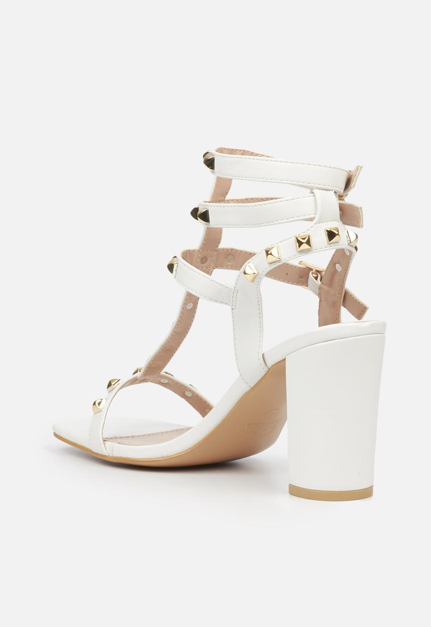 Miss Black - Cersei1 heel - white