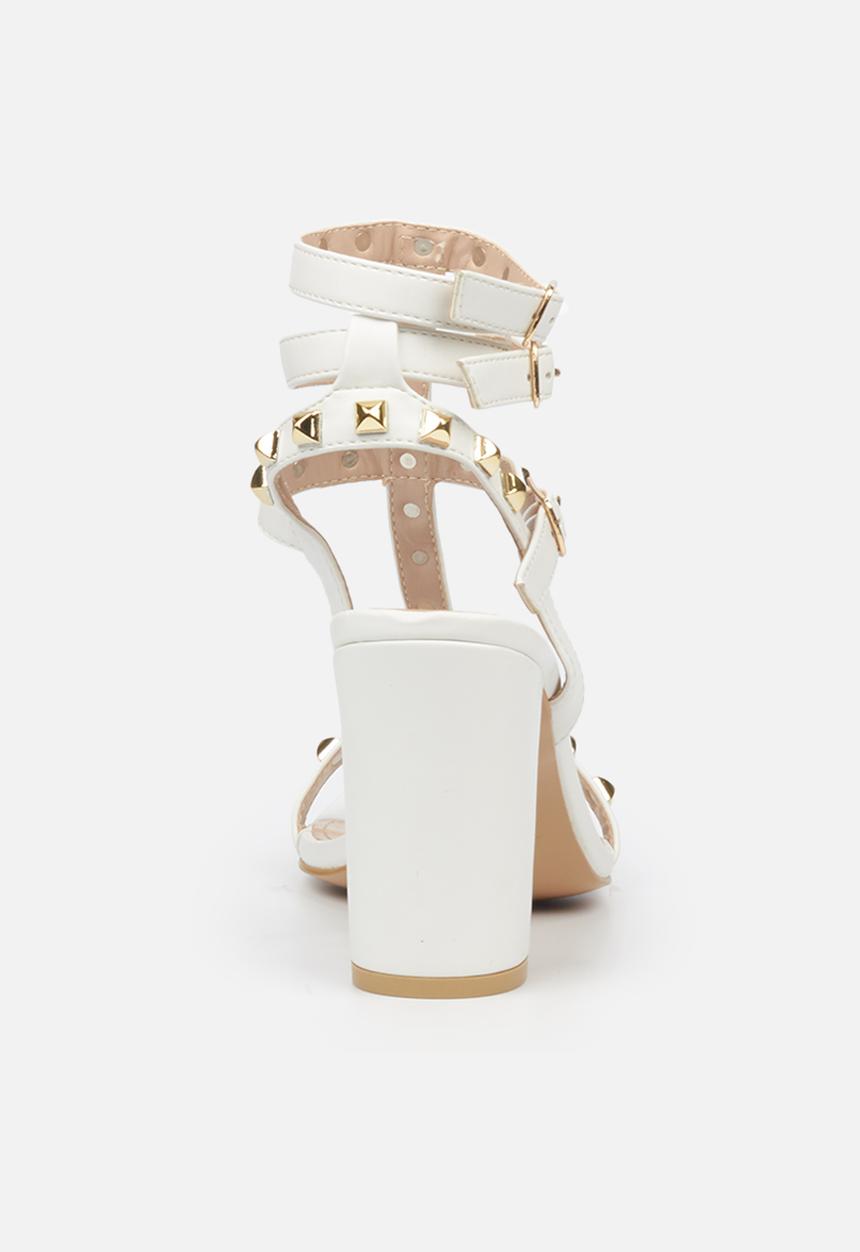 Miss Black - Cersei1 heel - white