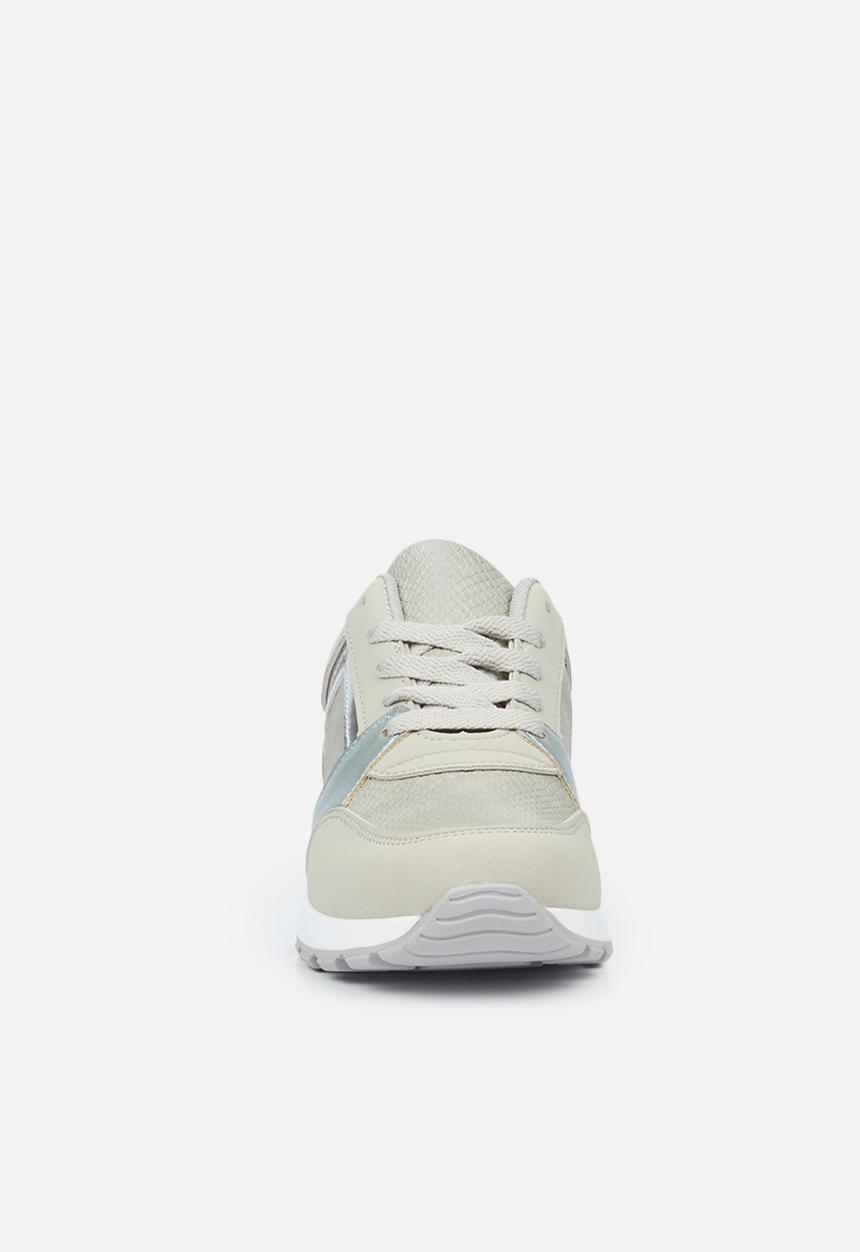 Butterfly Feet - Chrome sneaker - pewter
