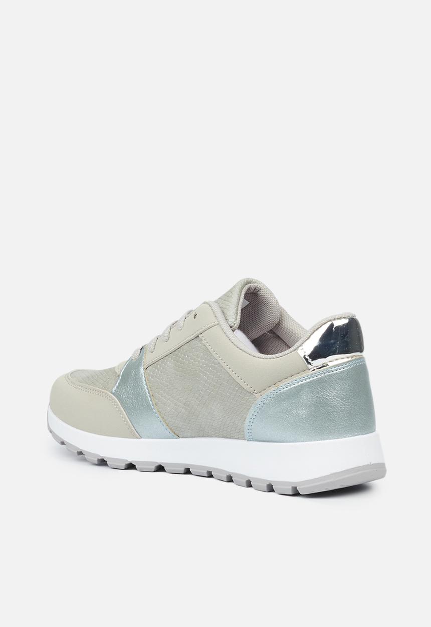 Butterfly Feet - Chrome sneaker - pewter