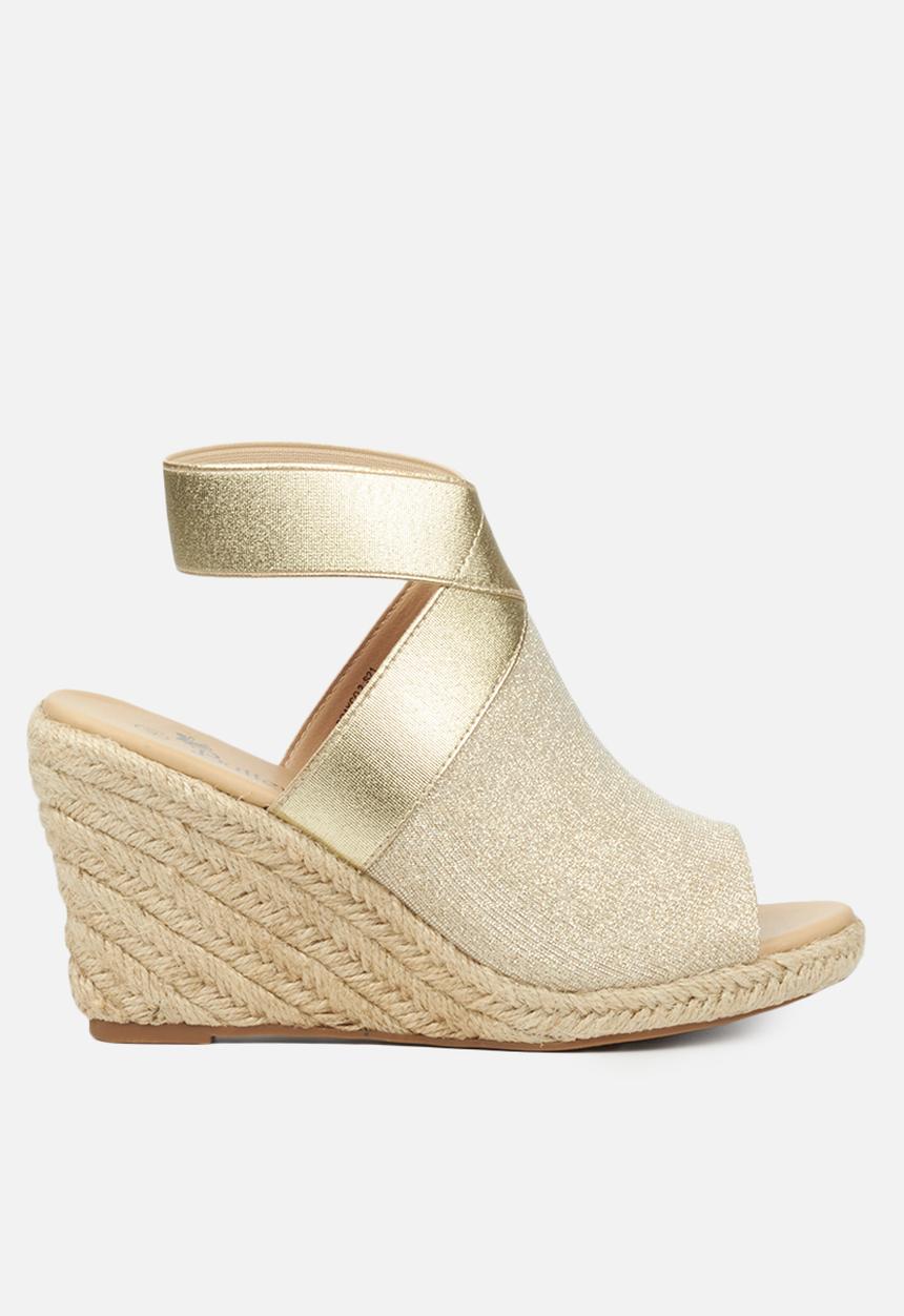 Butterfly Feet - Drayco 2 espadrille wedge - gold