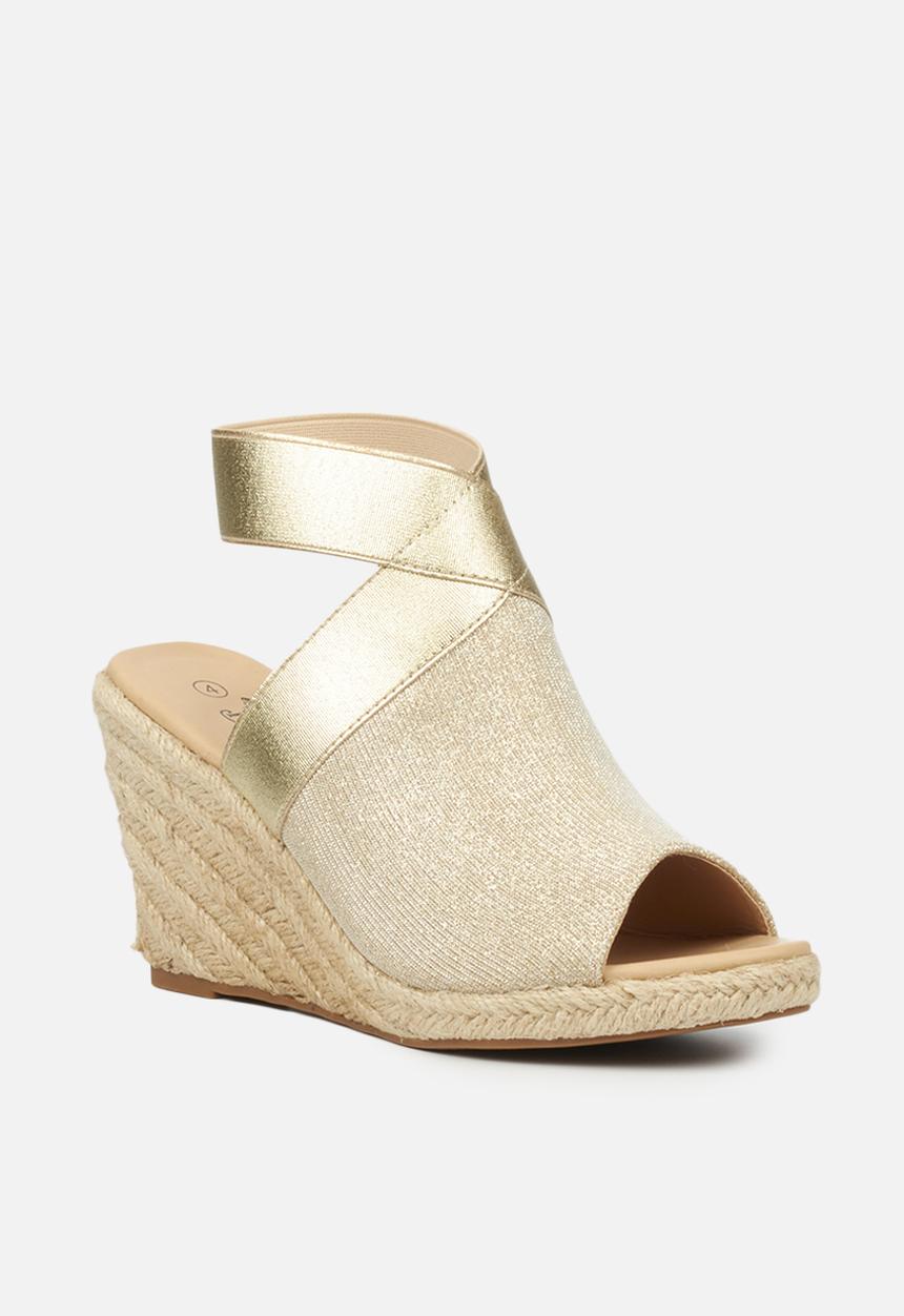 Butterfly Feet - Drayco 2 espadrille wedge - gold
