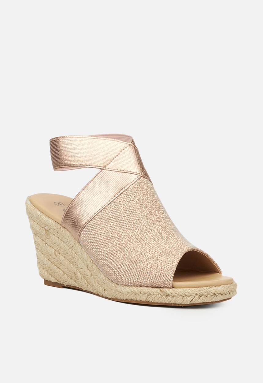 Butterfly Feet - Drayco 2 espadrille wedge - rose gold