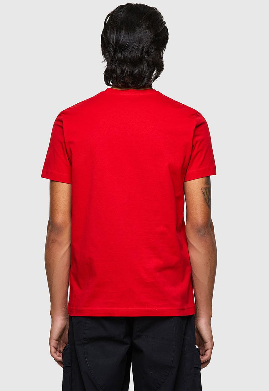 Diesel  - T-diegos-k20 graphic tee - red