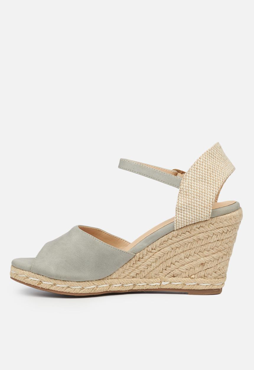 Miss Black - Jojo2 espadrille wedge - grey