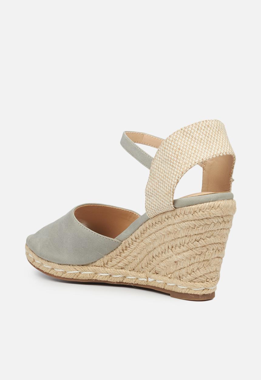 Miss Black - Jojo2 espadrille wedge - grey