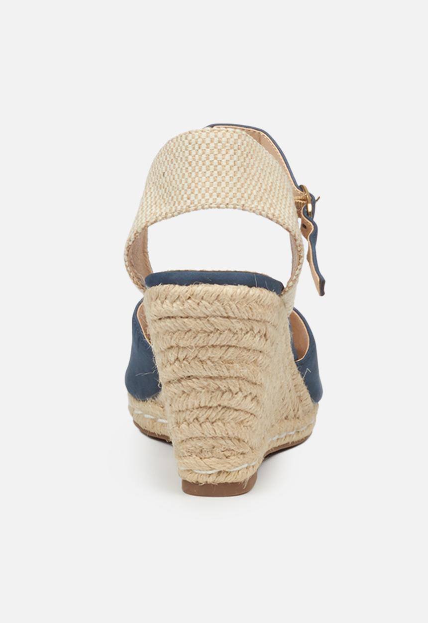 Miss Black - Jojo2 espadrille wedge - navy