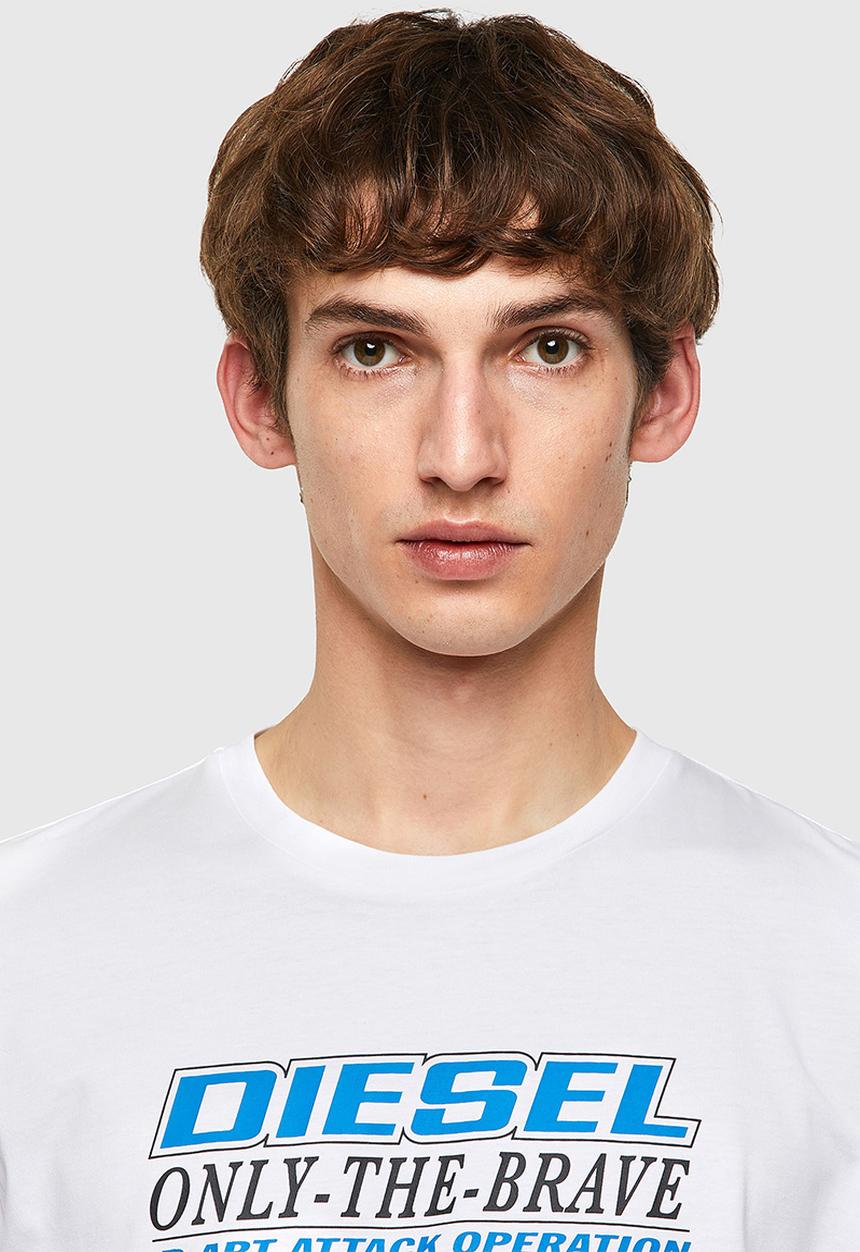 Diesel  - T-diegos-k20 graphic tee - white