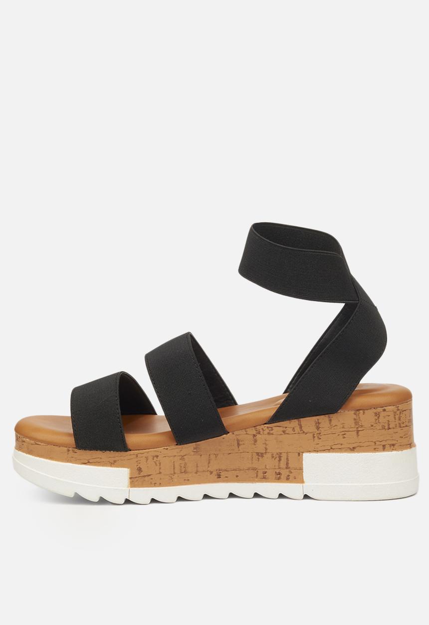 Butterfly Feet - Maddy 2 wedge - black