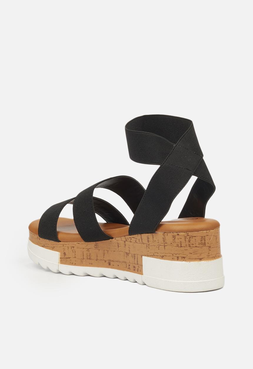 Butterfly Feet - Maddy 2 wedge - black