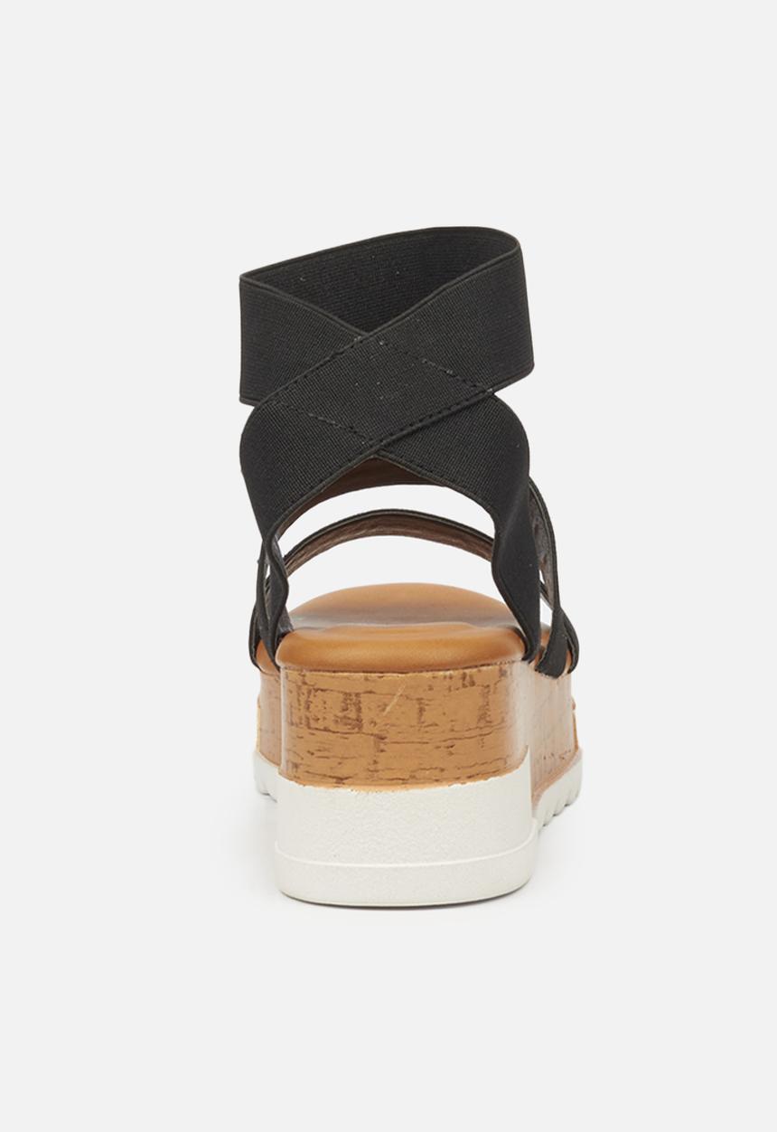 Butterfly Feet - Maddy 2 wedge - black