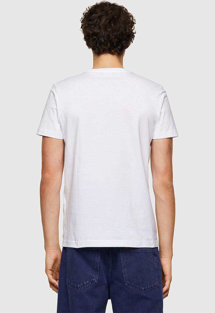 Diesel  - T-diegos-k22 printed tee - white