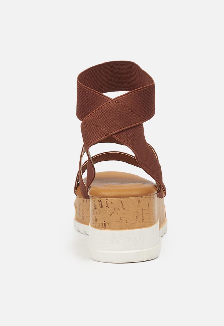 Butterfly Feet - Maddy 2 wedge - brown
