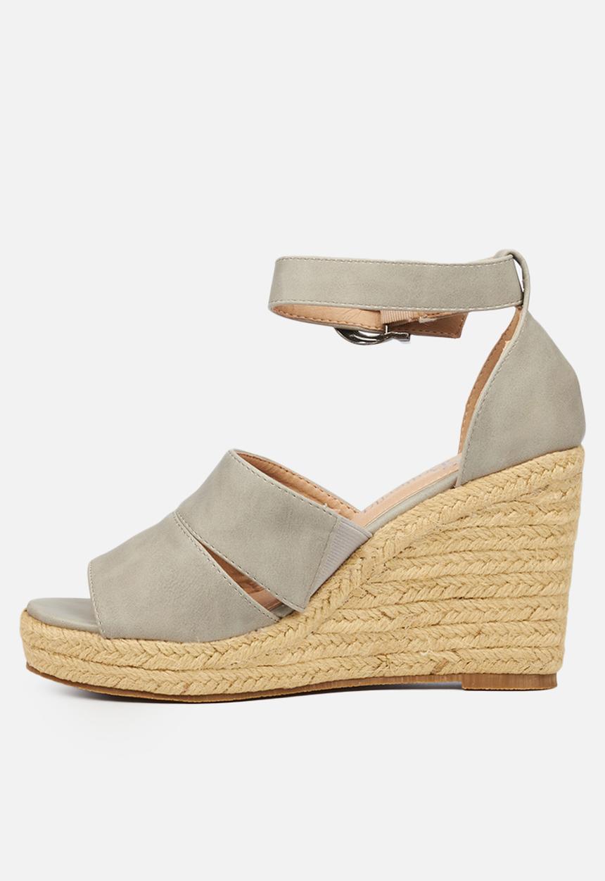 Butterfly Feet - Palma 1 espadrille wedge - grey