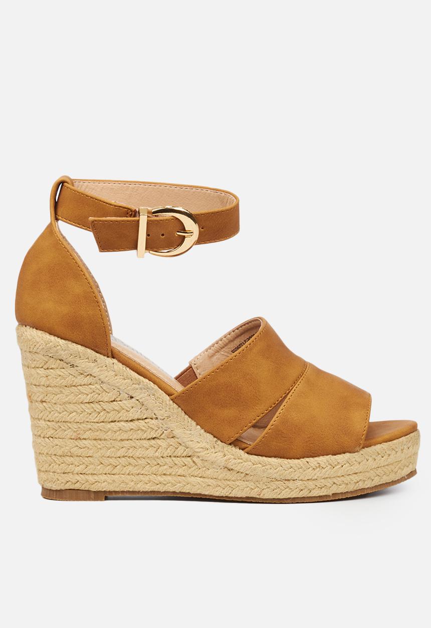 Butterfly Feet - Palma 1 espadrille wedge - tan