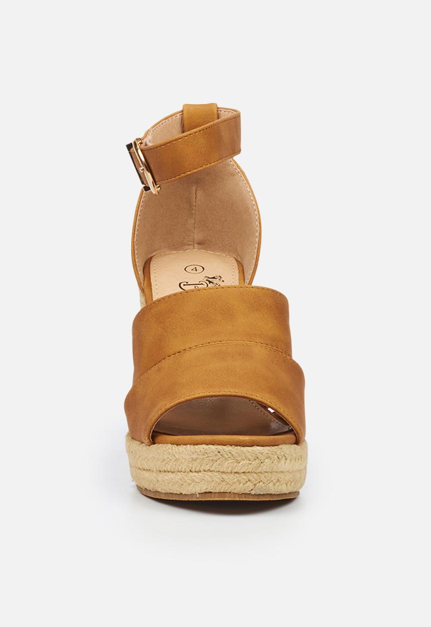 Butterfly Feet - Palma 1 espadrille wedge - tan