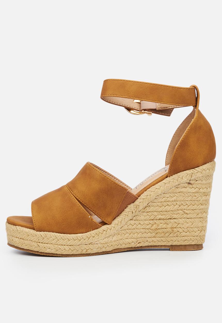 Butterfly Feet - Palma 1 espadrille wedge - tan