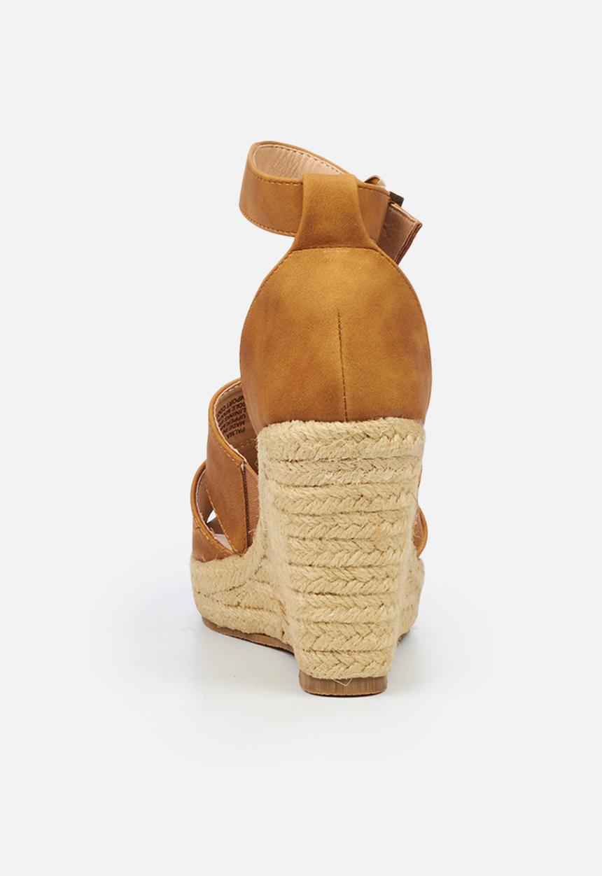 Butterfly Feet - Palma 1 espadrille wedge - tan
