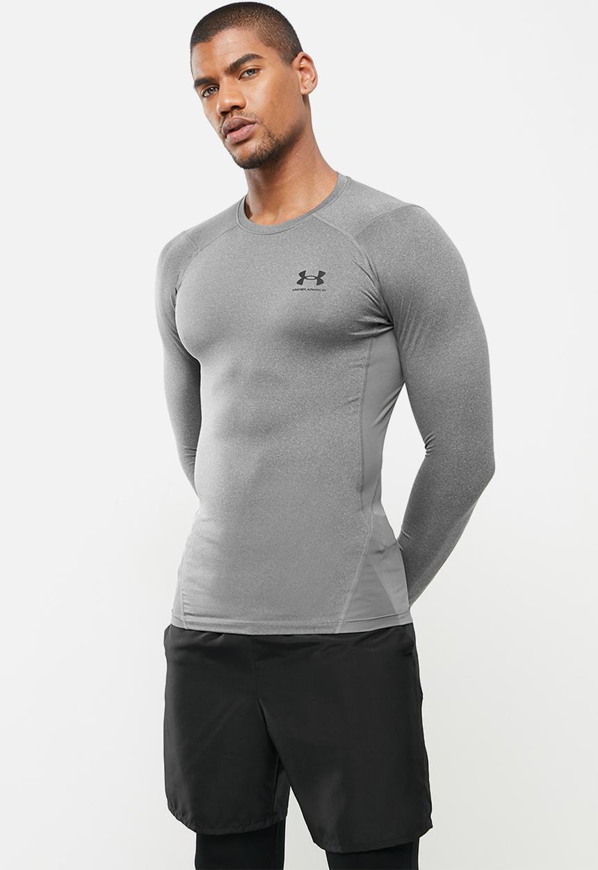 Under Armour - UA heatgear armour comp long sleeve - dark grey