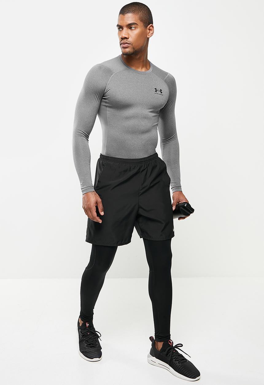 Under Armour - UA heatgear armour comp long sleeve - dark grey