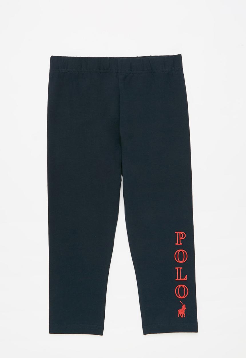 POLO - Girls megan printed cropped legging - navy