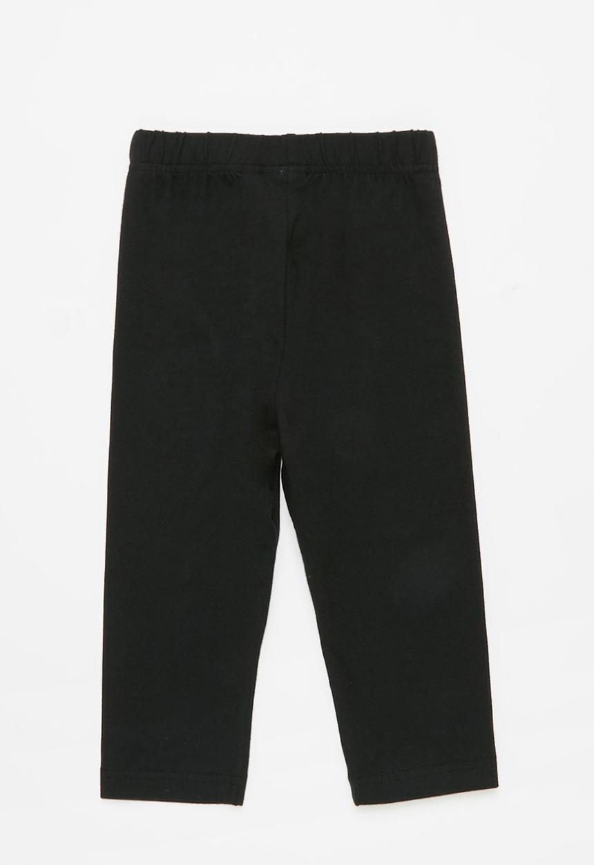 POLO - Girls megan printed cropped legging - black