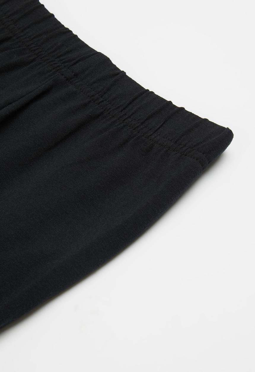 POLO - Girls megan printed cropped legging - black