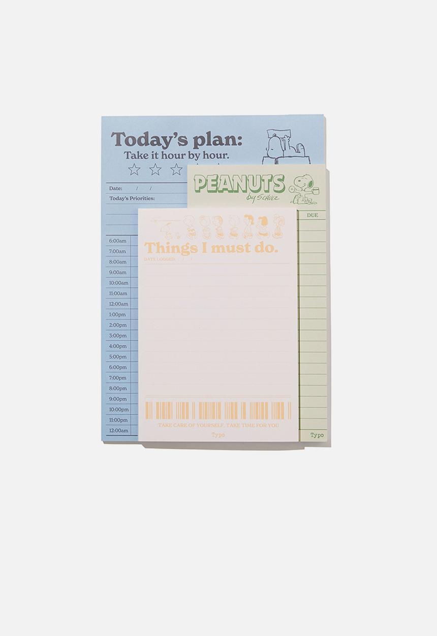 Typo - Make a list 3pk-lcn pea blue todays plan