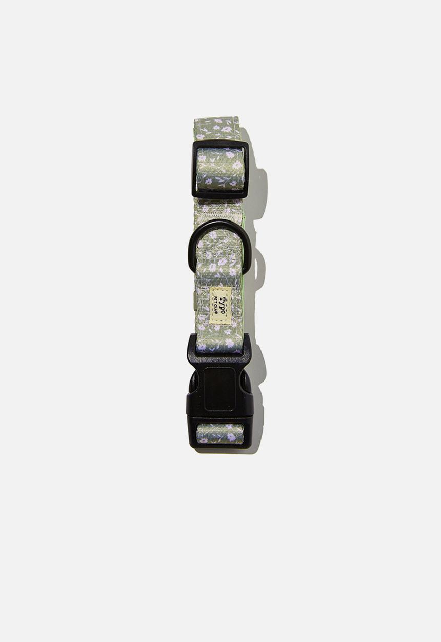 Typo - Pet club pet collar-gum leaf meadow ditsy