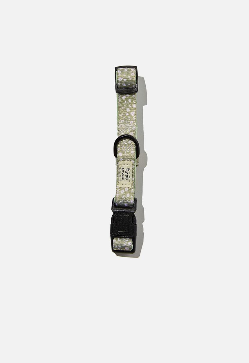 Typo - Pet club pet collar-gum leaf meadow ditsy