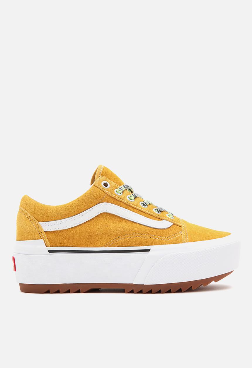 Vans - Old Skool stacked - (multi lace) golden yellow/true white