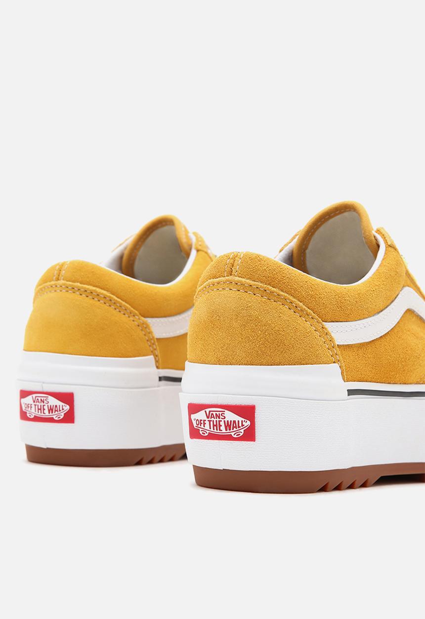 Vans - Old Skool stacked - (multi lace) golden yellow/true white