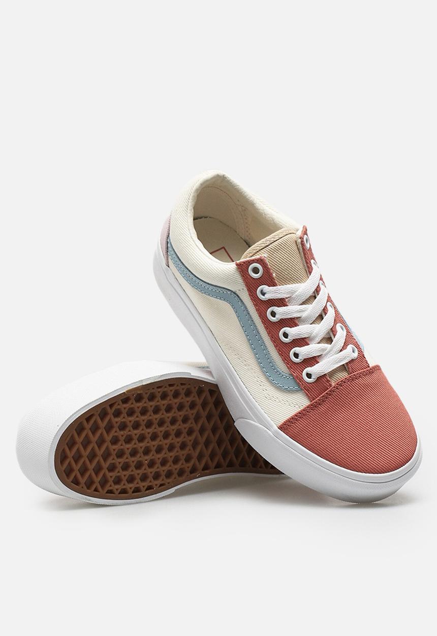 Vans - Old skool platform - (twill) pastel block/true white