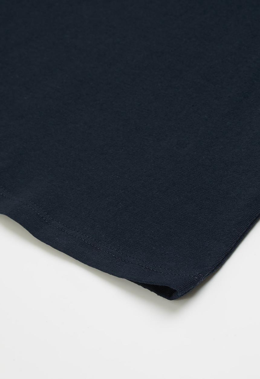 POLO - Girls olivia textured tee - navy
