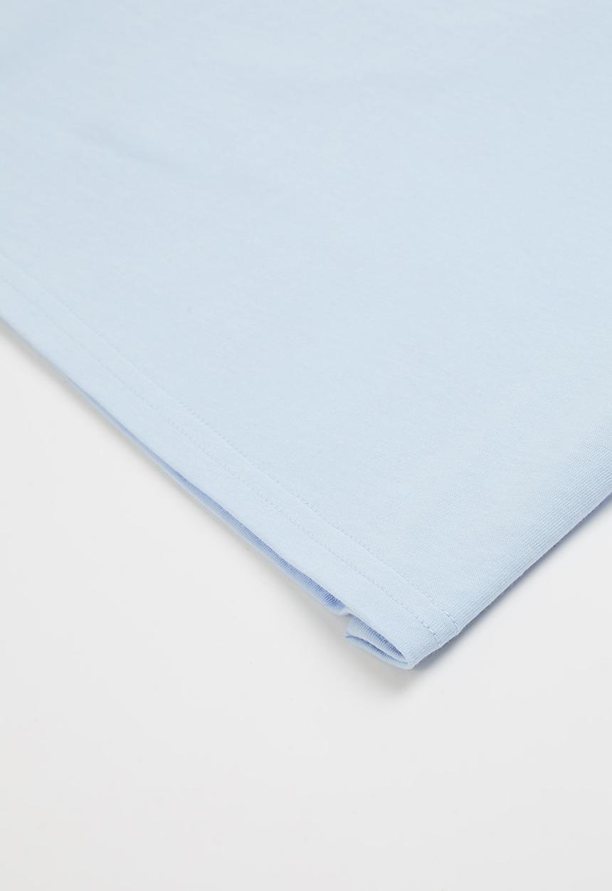 POLO - Boys cameron printed tee - light blue