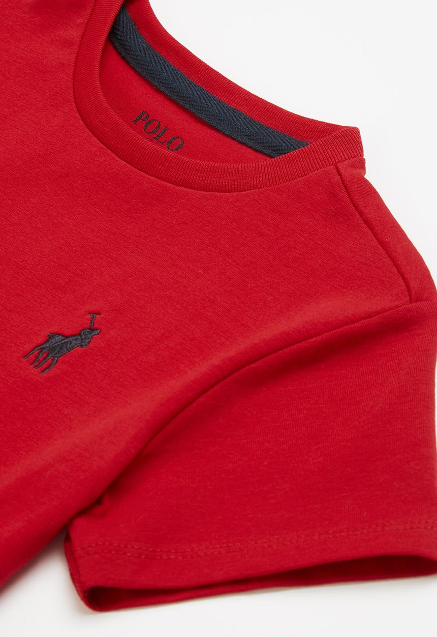 POLO - Girls kelly short sleeve tee - red